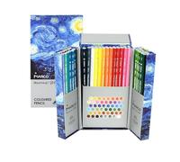 Marco Premium Crayons de Couleur pour Adultes - Ensemble de 48 Crayons Bois Huile - Qualité Artiste - Pour Peinture & Dessin