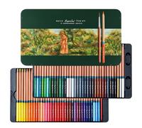 MARCO Premium Crayons de couleur solubles à l'eau - 72 couleurs, de la plus haute qualité, pinceau inclus, idéal pour les étudiants en art de plus de 14 ans et les professionnels, cadeau dans une