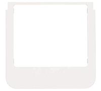 Marco redondeado, serie berker KNX Touch Control de hager, blanco polar, mate