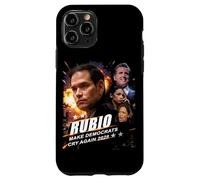 Marco Rubio 2028 Make Democrats Cry Again Action Poster Coque pour iPhone 11 Pro