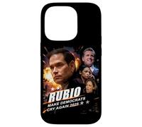 Marco Rubio 2028 Make Democrats Cry Again Action Poster Coque pour iPhone 14 Pro