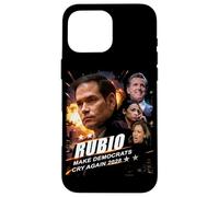 Marco Rubio 2028 Make Democrats Cry Again Action Poster Coque pour iPhone 16 Pro Max