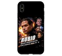 Marco Rubio 2028 Make Democrats Cry Again Action Poster Coque pour iPhone XS Max
