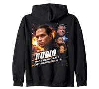 Marco Rubio 2028 Make Democrats Cry Again Action Poster Sweat à Capuche