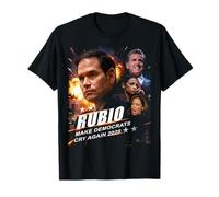 Marco Rubio 2028 Make Democrats Cry Again Action Poster T-Shirt