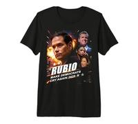 Marco Rubio 2028 Make Democrats Cry Again Action Poster T-Shirt Haut de Gamme
