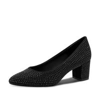 MARCO TOZZI 2-22440-45 Escarpins pour Femme, Noir pailleté, 40 EU, Paillettes Noires., 40 EU