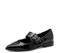 MARCO TOZZI Femme Ballerinas 2-22128-45 Ballerines, Noir-Cuir Verni, 37 EU