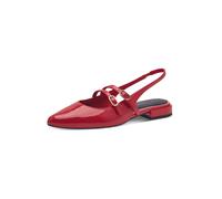 MARCO TOZZI Ballerines à lanières rouge, Taille 37