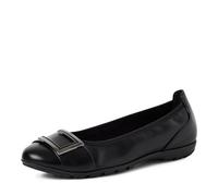 MARCO TOZZI Ballerines Femme Semelle intérieure Feel Me Souple Doublure Douce Confortable, Noir (Black), 39 EU