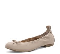 MARCO TOZZI Ballerines Femme Semelle intérieure Feel Me Souple Doublure Douce Vegan Moderne, Beige (Dune), 42 EU
