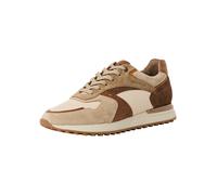 MARCO TOZZI Hommes Baskets Semelle Amovible Cuir Stylé, Beige (Beige Comb), 43 EU
