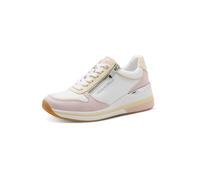 MARCO TOZZI Baskets basses jaune clair / rose / blanc, Taille 40