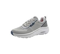 MARCO TOZZI Homme Baskets léger Semelle Amovible optimale Répartition du Poids élastique Laçage Moderne, Gris (Grey), 45 EU