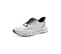 MARCO TOZZI Homme Baskets Semelle Amovible léger élastique Laçage Stylé, Blanc (White), 43 EU