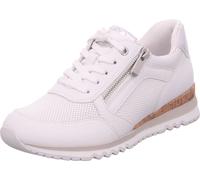 MARCO TOZZI Femme Damen, Sneaker, Feel ME Fußbett,Wechselfußbett, weiches Innenfutter, Vegan, 2-23782-41 Baskets Basses, White Comb, 41 EU