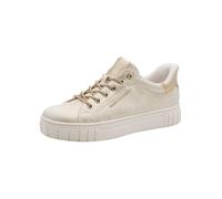 MARCO TOZZI Baskets Femme Semelle intérieure Amovible Feel Me Douce Doublure Douce Moderne, Beige (Dune MET.Comb), 39 EU