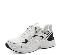MARCO TOZZI Baskets Femme Semelle intérieure Amovible Feel Me Douce Doublure Douce Moderne, Blanc (White Comb), 39 EU