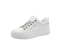 MARCO TOZZI Baskets Femme Semelle intérieure Amovible Feel Me Douce Doublure Douce Moderne, Blanc (White Comb), 38 EU