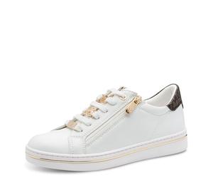 MARCO TOZZI Baskets Femme Semelle intérieure Amovible Feel Me Douce Doublure Douce Moderne, Blanc (White Comb), 40 EU