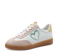 MARCO TOZZI Baskets Femme Semelle intérieure Amovible Feel Me Douce Doublure Douce Tendance, Blanc (White/Powder), 39 EU