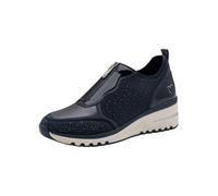MARCO TOZZI Baskets Femme Semelle intérieure Feel Me Amovible Douce Doublure Douce Vegan Moderne, Bleu (Navy Comb), 37 EU