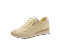 MARCO TOZZI Baskets Femme Semelle intérieure Feel Me Amovible Douce Doublure Douce Vegan Moderne, Jaune (Vanilla Comb), 39 EU