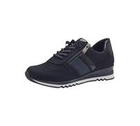 Marco Tozzi Baskets Plates avec Lacets pour Femme Loisirs, DK Navy Comb, 38 EU