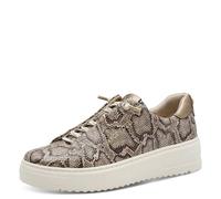 MARCO TOZZI Baskets Plates pour Femme avec Semelle Amovible pour Les Loisirs, Structure Dune, 37 EU