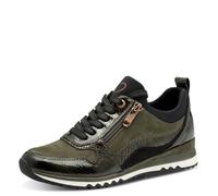 Marco Tozzi Baskets pour Femme 2-23715-45 - Noir/Kaki - Taille 40 EU, Noir/Kaki, 40 EU