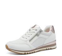 Marco Tozzi Baskets pour Femme 2-23782-41 - Blanc/Rose - Taille 40 EU, Rose Blanche., 40 EU