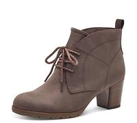 MARCO TOZZI Bottines à Lacets Femme à Talon Bloc Véganes