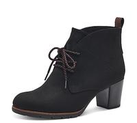 MARCO TOZZI Bottines à lacets pour femme 2-25107-41, Noir/comb, 41 EU