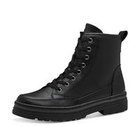MARCO TOZZI Bottines à Lacets pour Femme 2-25261-43 Botte Tendance, Noir, 39 EU