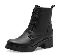 MARCO TOZZI Bottines à lacets pour femme en cuir synthétique, talon bloc