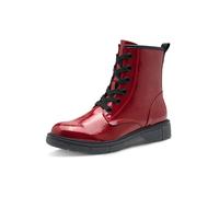 MARCO TOZZI Bottines à lacets rouge cerise / noir, Taille 36