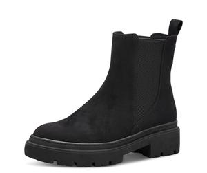 MARCO TOZZI Bottines Chelsea à enfiler pour femme avec plateforme, Noir, 36 EU