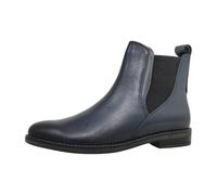 MARCO TOZZI Bottines Chelsea élégantes en cuir pour femme, Navy 1., 38 EU