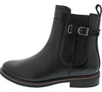 MARCO TOZZI Bottines Chelsea Femme Partiellement en Cuir Talon Bloc