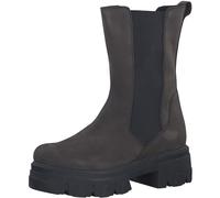 Marco Tozzi Bottines En Cuir Pour Femmes Chelsea Boot Stretch Plateau 2-25402-41
