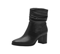 MARCO TOZZI Bottines tendance pour femme - Fermeture éclair et slip - 25335-43 - Noir - Taille 37 EU, Noir, 37 EU