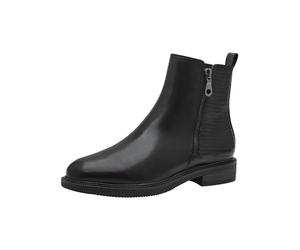 MARCO TOZZI Bottines zippées pour Femme Botte Tendance Noir/Comb EU
