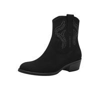 MARCO TOZZI Bottines zippées pour Femme 2-25323-43 Botte de Western, Noir, 38 EU