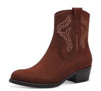 MARCO TOZZI Bottines zippées pour Femme 2-25323-43 Botte de Western, Noix, 41 EU