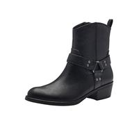 MARCO TOZZI Bottines zippées pour Femme 2-25324-43 Botte de Western, Noir, 39 EU