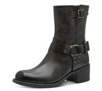 MARCO TOZZI Bottines zippées pour Femme 2-25388-43 Botte Tendance, Café Antique, 39 EU