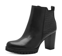 MARCO TOZZI Bottines zippées pour Femme 2-25428-43 Botte Tendance, Noir/Comb, 38 EU