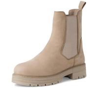 MARCO TOZZI Bottines zippées pour Femme 2-25461-43, Nubuck Taupe, 37 EU