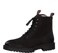 MARCO TOZZI by Guido Maria Kretschmer Bottines à lacets en cuir pour homme avec lacets et fermeture éclair, Nubuck mocca, 43 EU