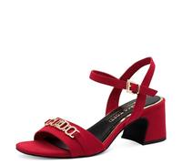 MARCO TOZZI by Guido Maria Kretschmer Sandales pour femme avec talon et sangle réglable, rouge, 37 EU